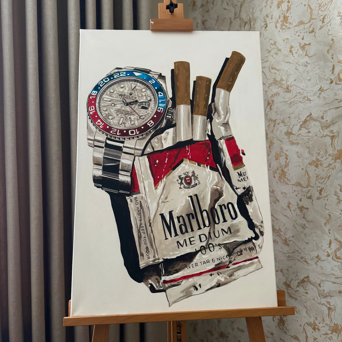 Bad Habits 1 of 1 Painting