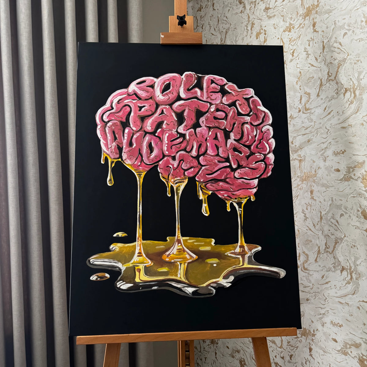 “Watches on the mind” 1 of 1 Painting