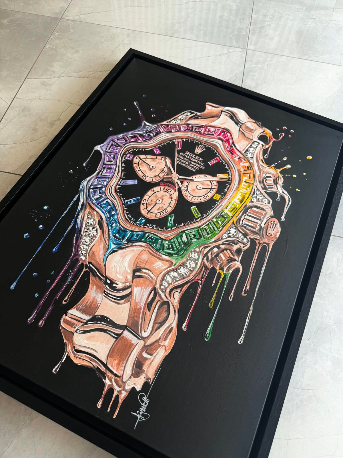 Rainbow Daytona 1 of 1 Painting