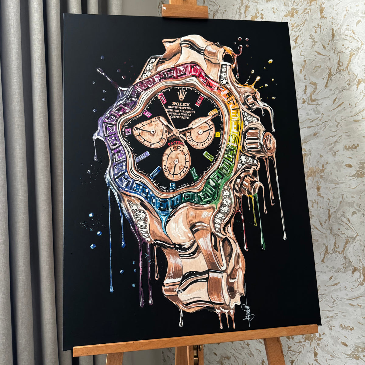 Rainbow Daytona 1 of 1 Painting