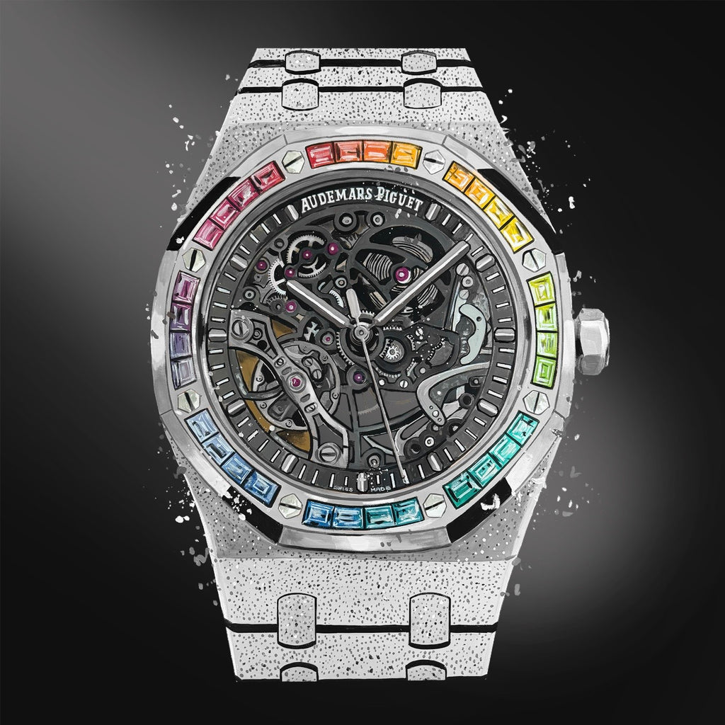 Skeleton Frosted WG Rainbow Limited Edition