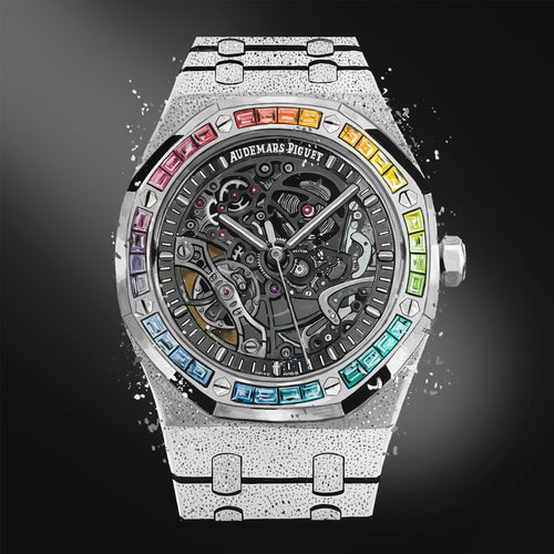 Skeleton Frosted WG Rainbow Limited Edition
