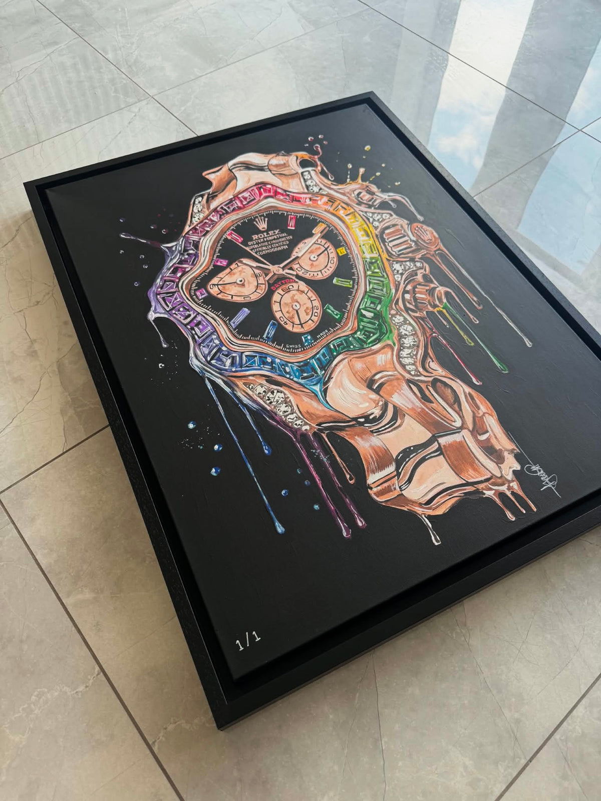 Rainbow Daytona 1 of 1 Painting