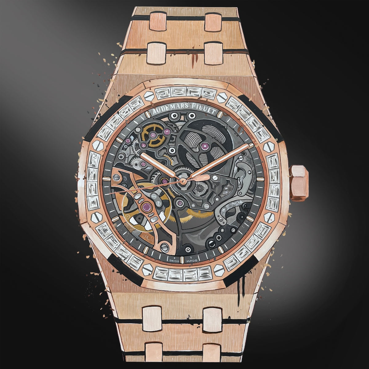 Skeleton Rose Diamonds Limited Edition