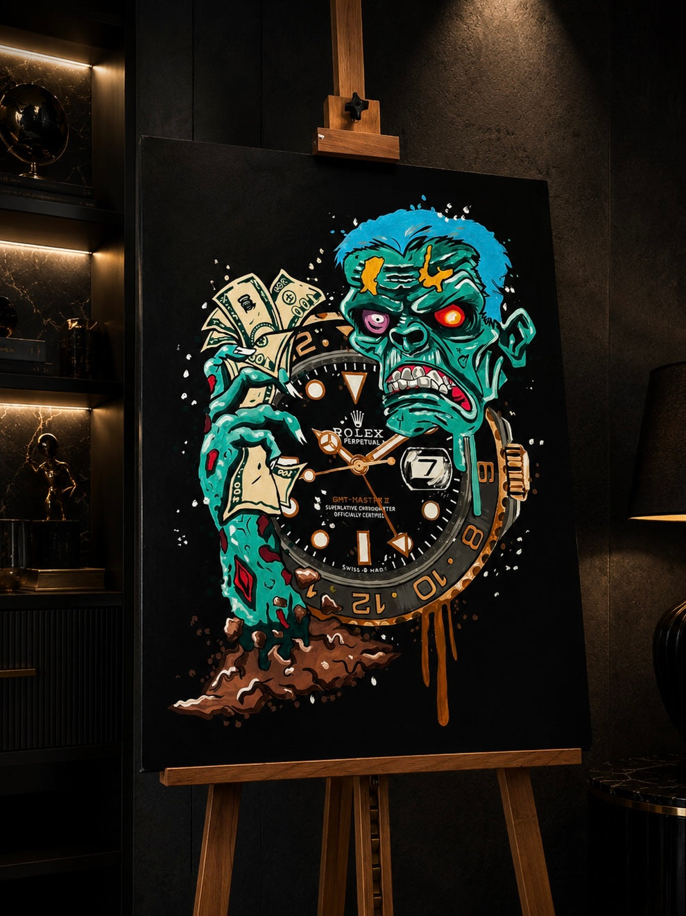Zombie 1 of 1 Painting
