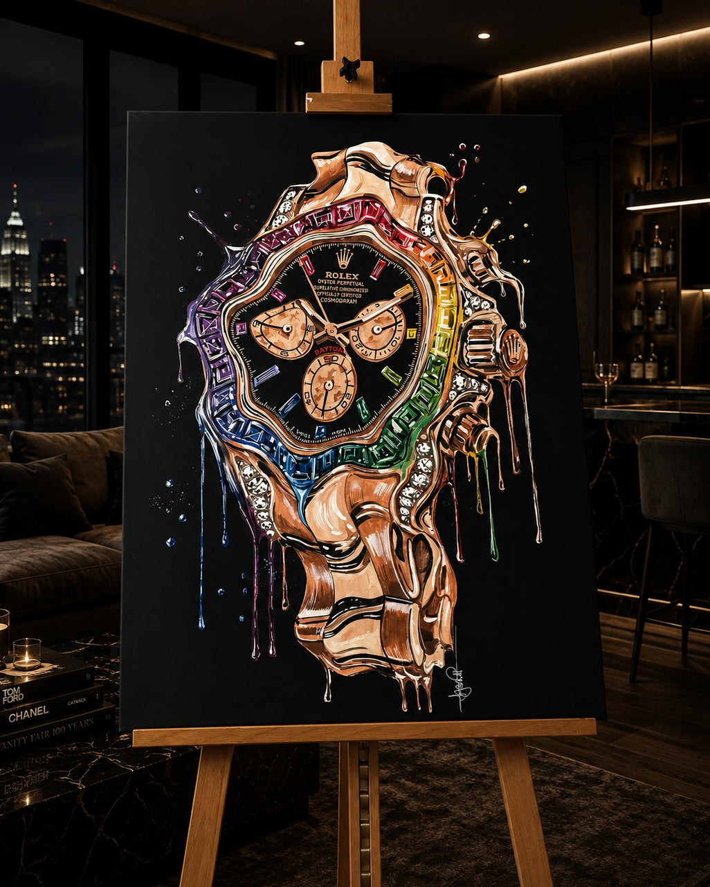 Rainbow Daytona 1 of 1 Painting