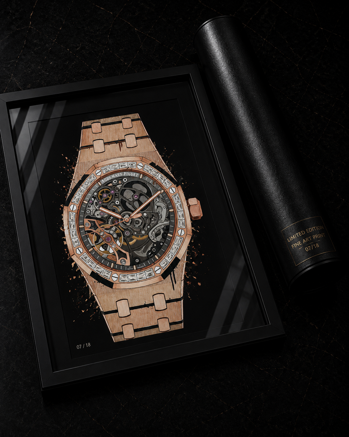 Skeleton Rose Diamonds Limited Edition